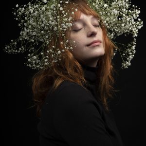 Nell with Gypsophila/10