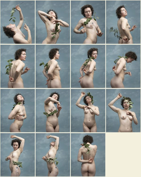 Alice nude portrait /blue - Image 2
