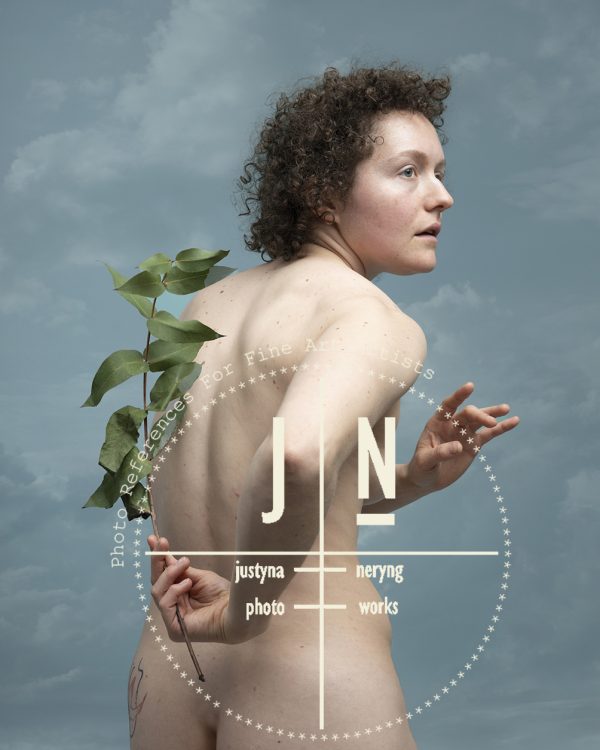 Alice nude portrait /blue