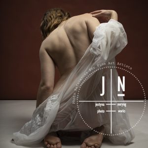 Carly seated /white gown II