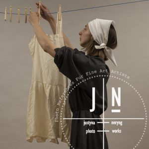 Nasim hanging laundry