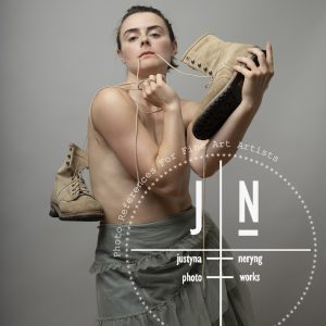 Portrait with boots