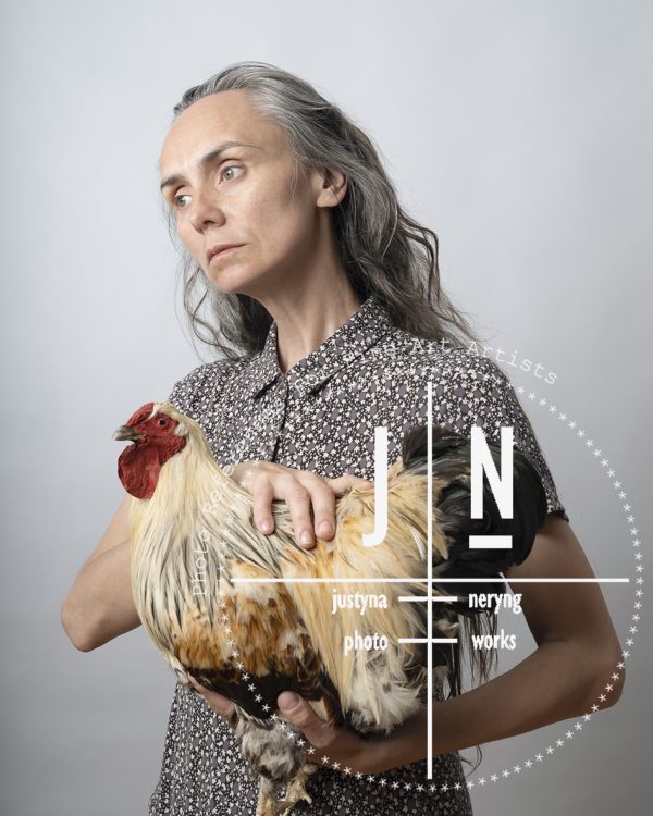 Self-portrait with chicken (9)
