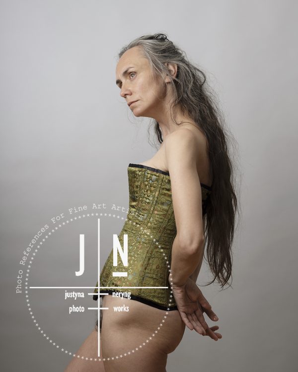 Green corset/12 shots