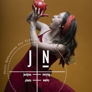 Daelyn with red teapot /16 shots