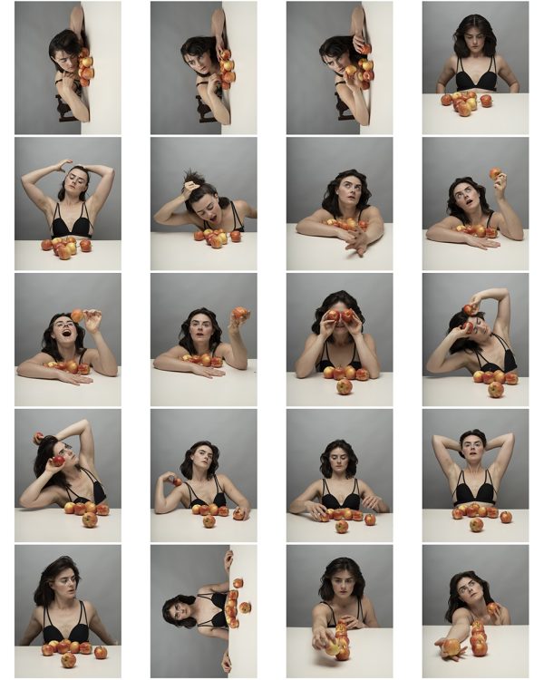 Portrait with red apples /20 shots - Image 2