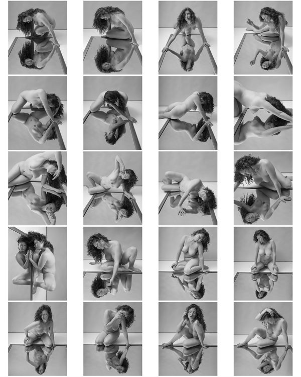 Mirror reflection b&w /20 shots - Image 2