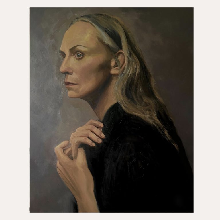 Justyna in pose by Deborah McLarnon-Riches